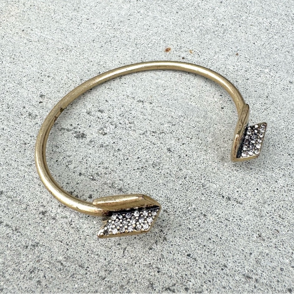 Madewell : Pave Double Arrow Cuff